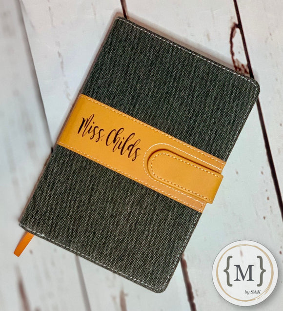 Personalized Clasp Journal