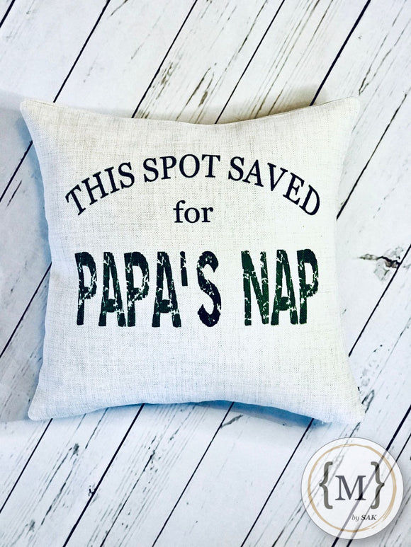 Papa's Nap Pillow