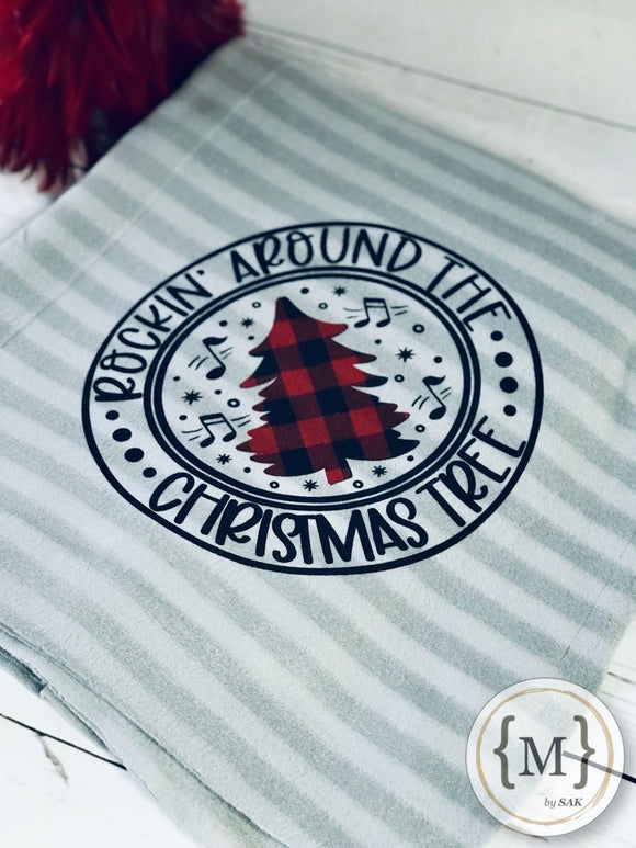 Rockin Around The Christmas Tree Blanket
