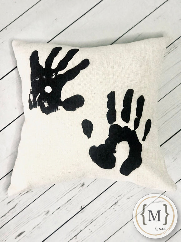 Handprints Pillow