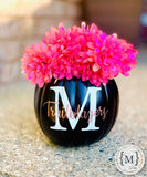 Monogrammed Pumpkins