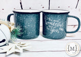 Two-Tone Holiday Mugs