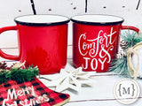 Two-Tone Holiday Mugs