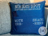 "My Spot" Pocket Pillow Cover