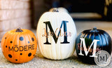 Monogrammed Pumpkins