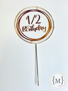 Personalized  Cake Topper