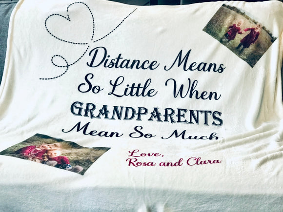 Grandparents Covid Blanket