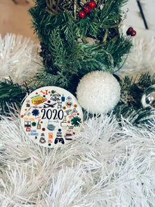 2020 Covid Collage Ornament