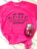 Themed Birthday Shirts