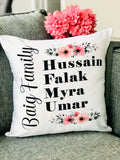 Custom Family Name Pillow Covers