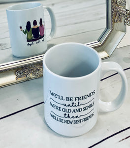 Best friends personalized mugs