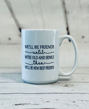 Best friends personalized mugs